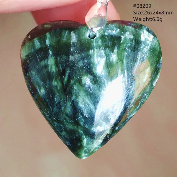 Green Seraphinite Pendant-ToShay.org