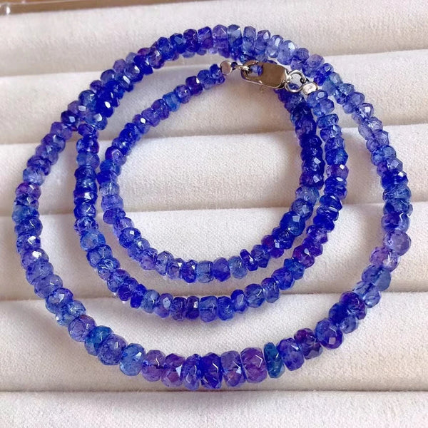 Blue Tanzanite Abacus Beads-ToShay.org