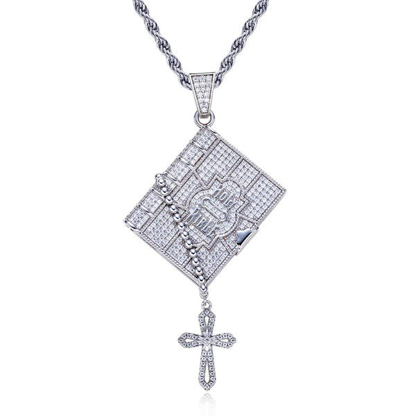 Silver Bible Pendant-ToShay.org