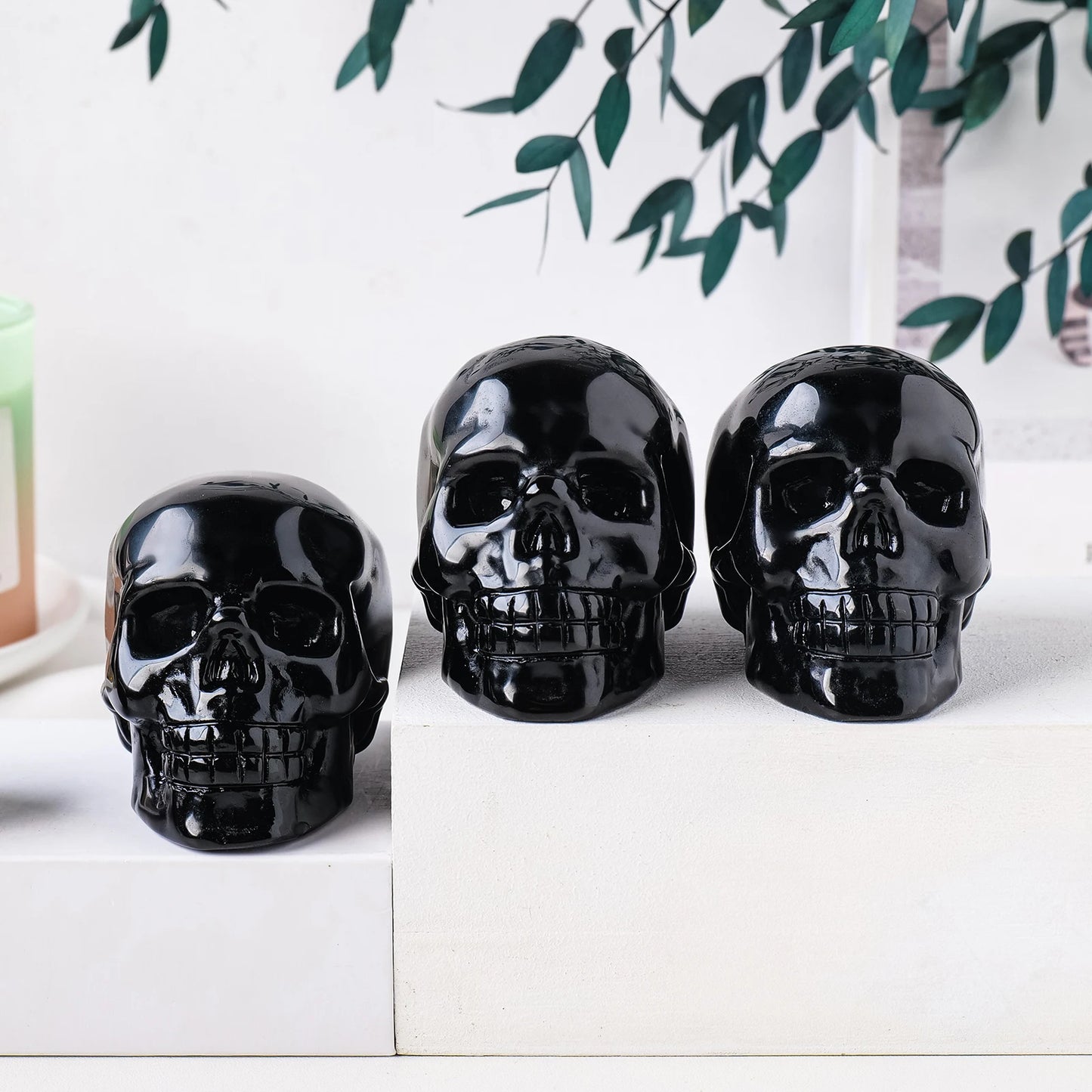 Black Obsidian Skull-ToShay.org