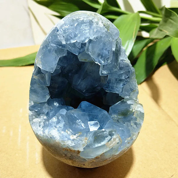 Blue Celestine Crystal Geode-ToShay.org