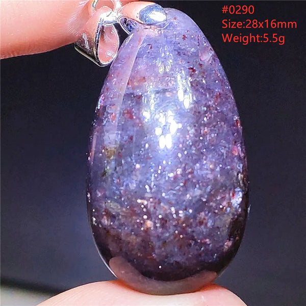 Red Blue Lolite Pendant-ToShay.org