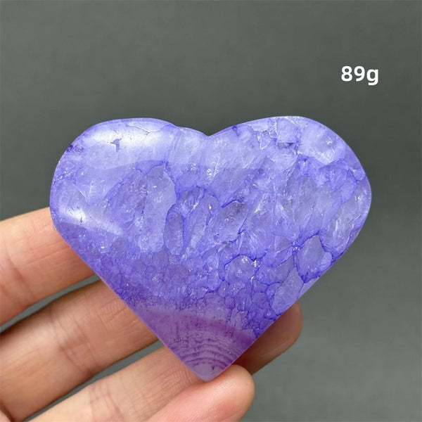 Purple Agate Heart-ToShay.org