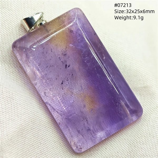 Purple Yellow Ametrine Pendant-ToShay.org