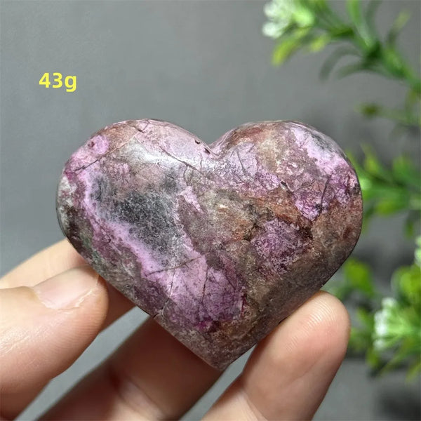Pink Cobalt Calcite Heart-ToShay.org