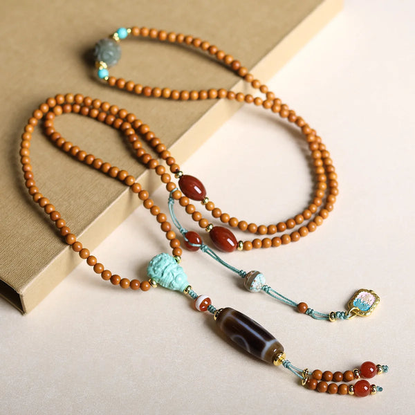 Brown Olive Pit Bracelet-ToShay.org
