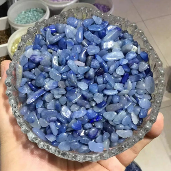 Blue Dongling Jade Pebbles-ToShay.org