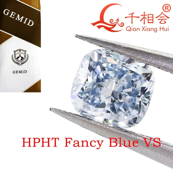 Blue Faceted Diamond-ToShay.org