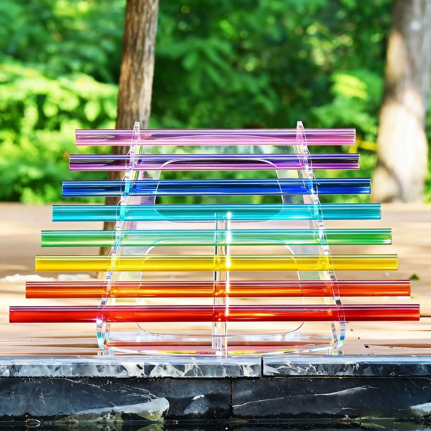 Rainbow Crystal Singing Harp-ToShay.org