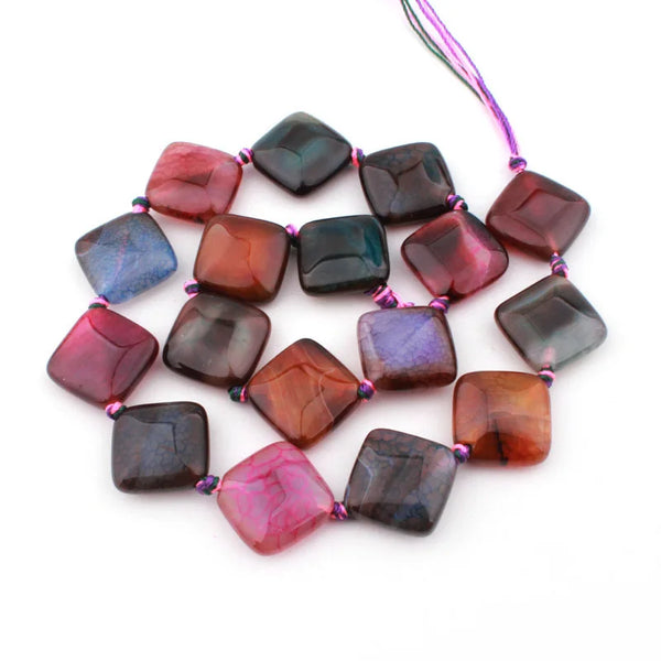 Mixed Cracked Agate Beads-ToShay.org