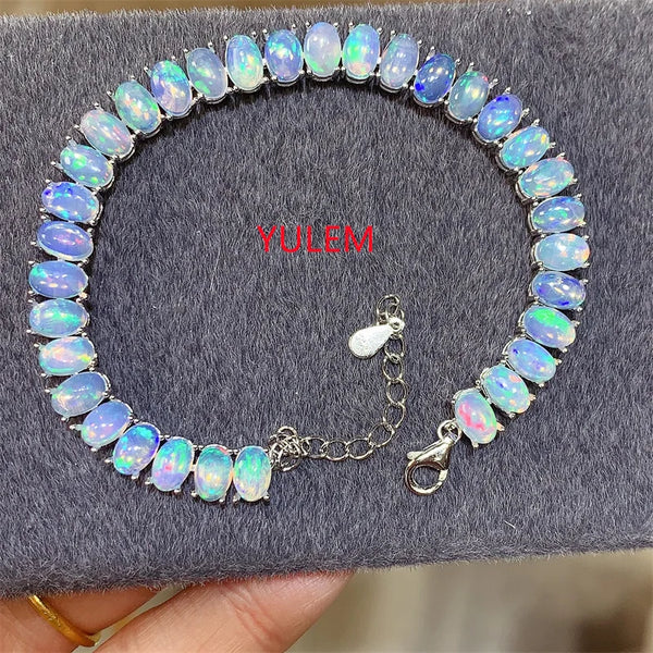 White Opal Bracelet-ToShay.org