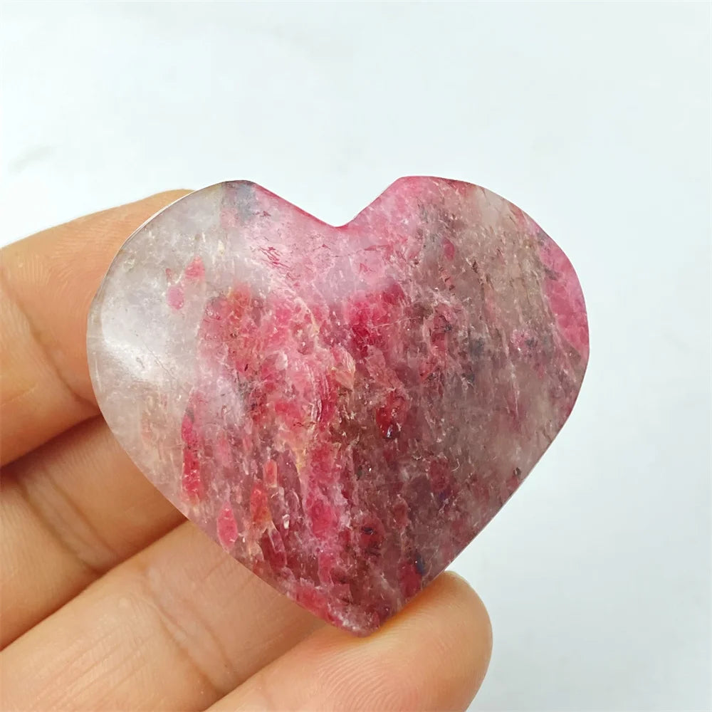 Pink Rose Stone Heart-ToShay.org