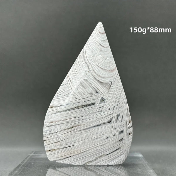 White Lace Agate Torch-ToShay.org