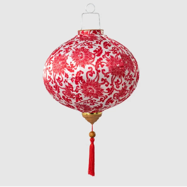 Flower Print Cloth Lantern-ToShay.org