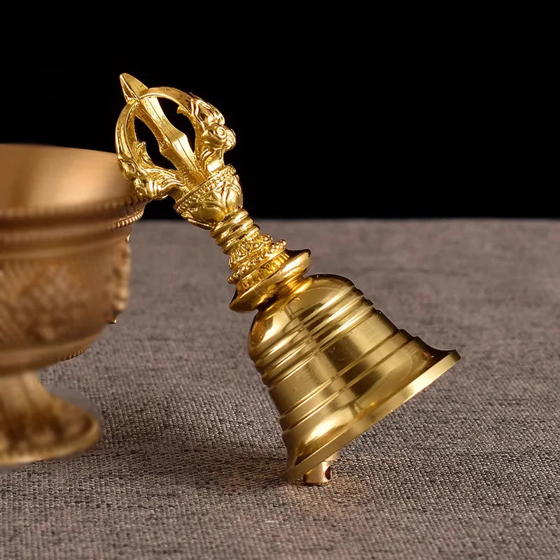Gold Vajra Bell-ToShay.org
