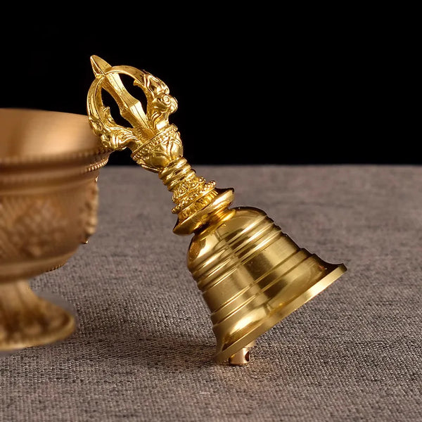 Gold Vajra Bell-ToShay.org