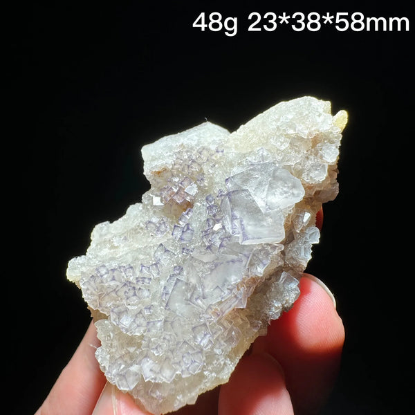Purple Edge Fluorite Crystal-ToShay.org