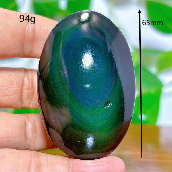 Rainbow Obsidian Palm Stones-ToShay.org
