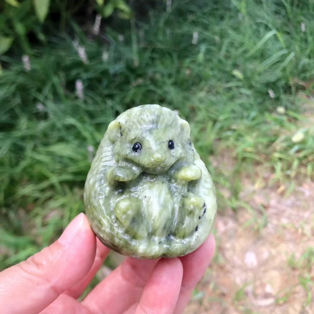Green Serpentine Hedgehog-ToShay.org