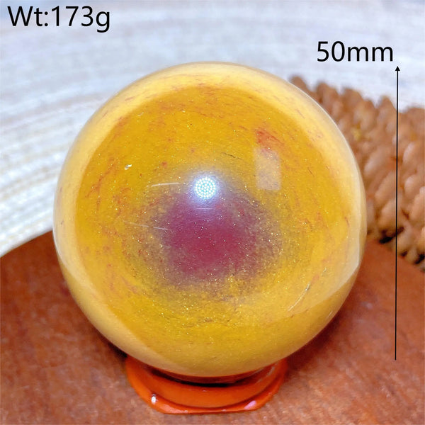 Yellow Mookaite Ball-ToShay.org