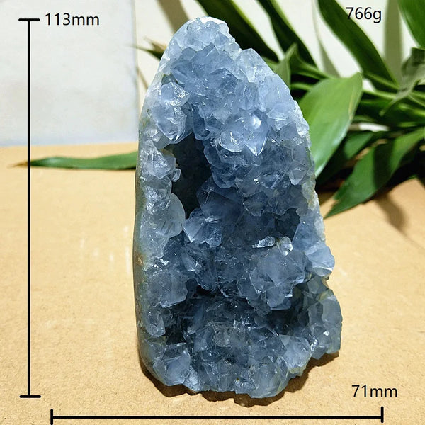Blue Celestine Crystal Geode-ToShay.org
