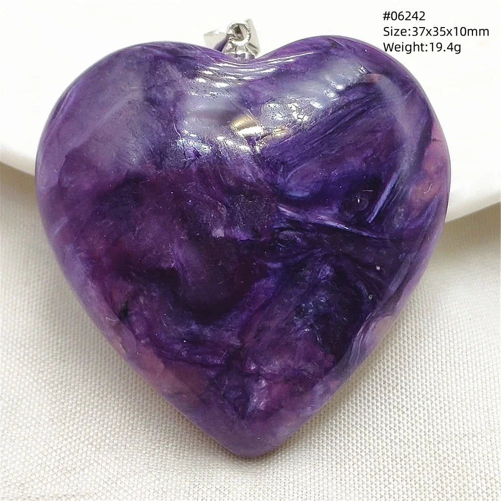 Purple Charoite Pendant-ToShay.org