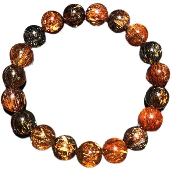 Gold Black Super Seven Crystal-ToShay.org
