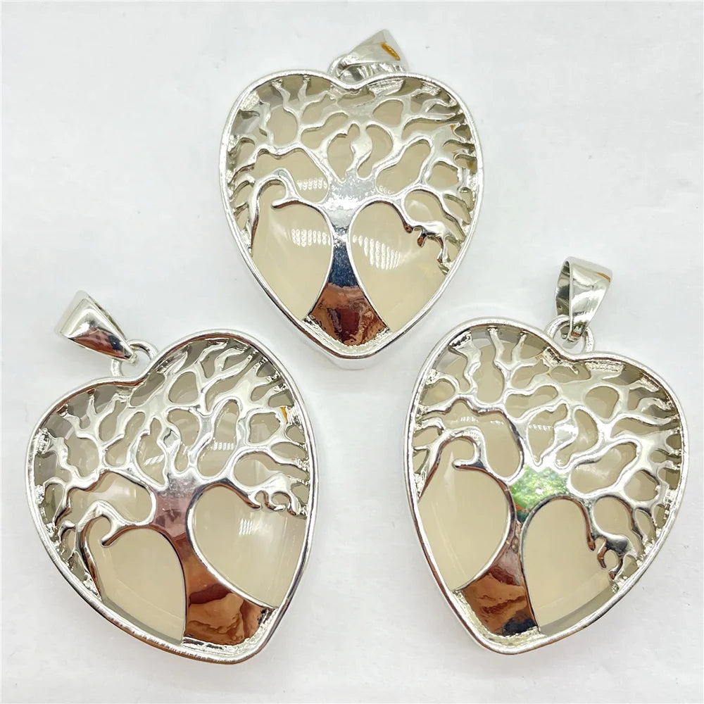 Mixed Crystal Tree Pendants-ToShay.org