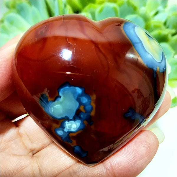 Red Agate Heart-ToShay.org