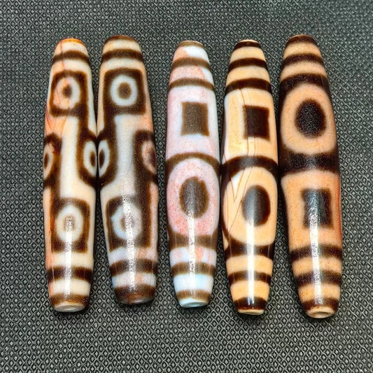 Tibetan Agate Eye Dzi Beads-ToShay.org