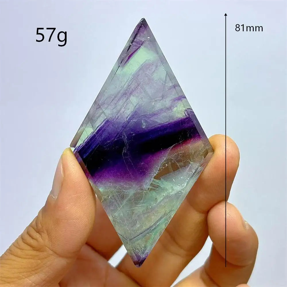 Rainbow Fluorite Rhombus-ToShay.org
