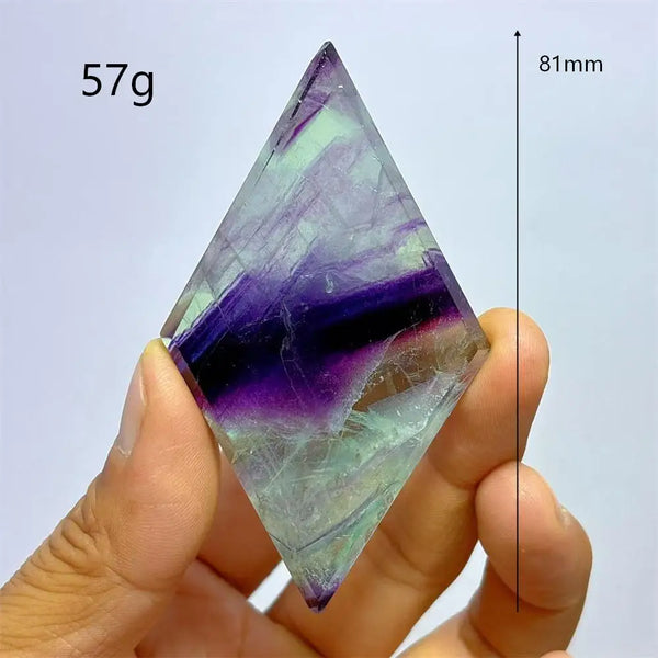 Rainbow Fluorite Rhombus-ToShay.org