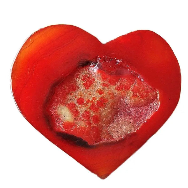 Red Agate Geode Hearts-ToShay.org