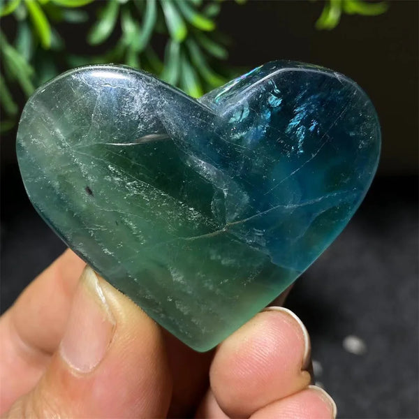 Blue Fluorite Heart-ToShay.org