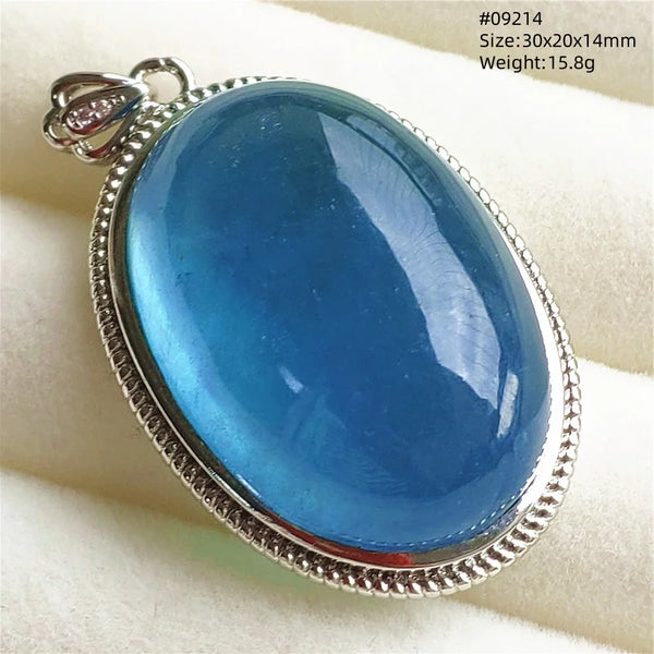Blue Aquamarine Pendant-ToShay.org
