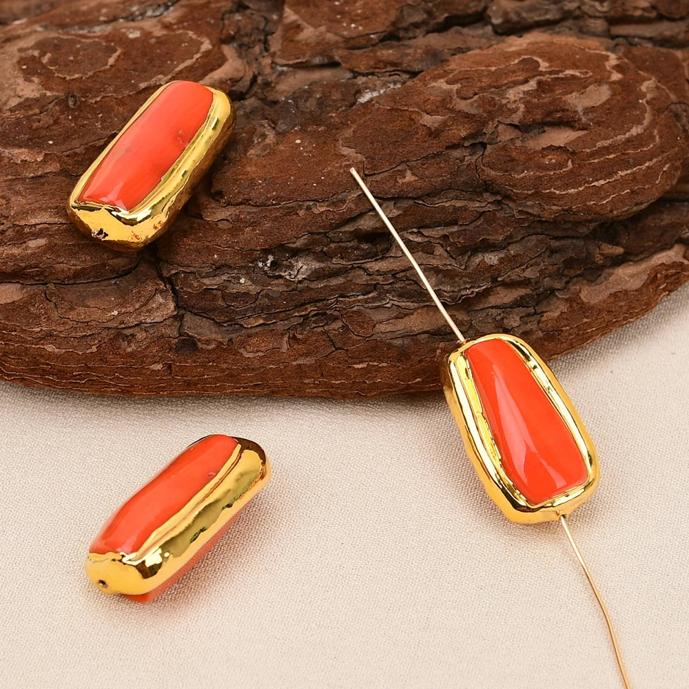 Orange Coral Beads-ToShay.org