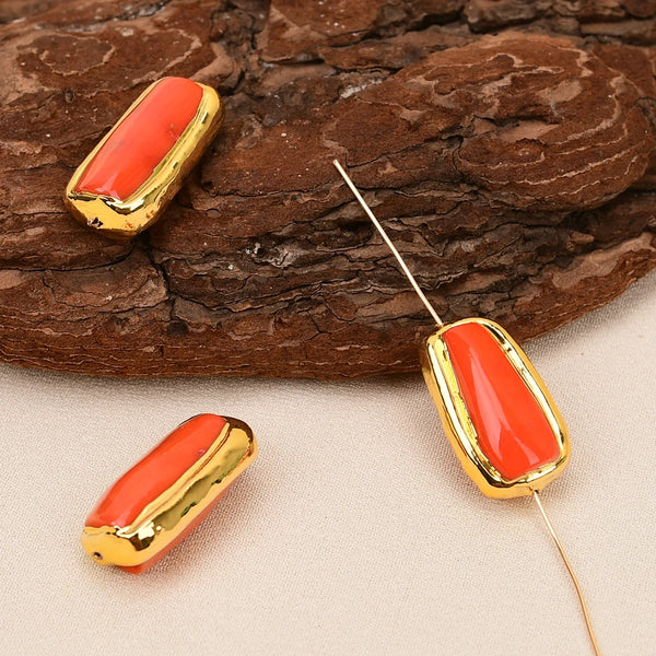 Orange Coral Beads-ToShay.org