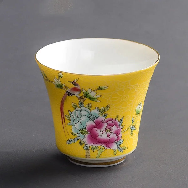 Enamel Porcelain Teacups-ToShay.org