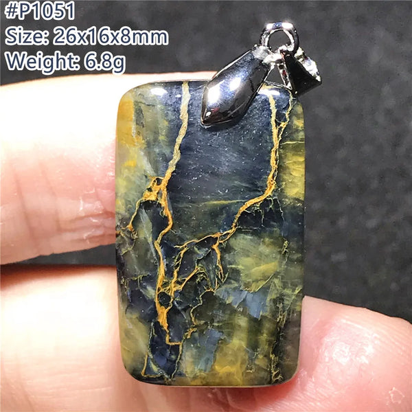 Blue Pietersite Pendant-ToShay.org