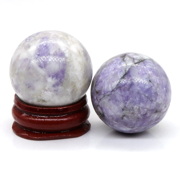 Purple White Jade Ball-ToShay.org