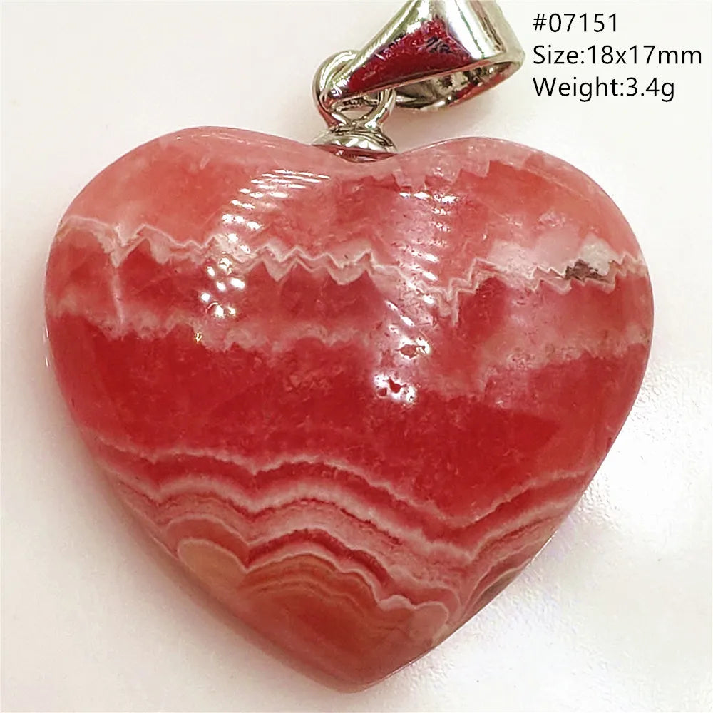 Red Rhodochrosite Pendant-ToShay.org