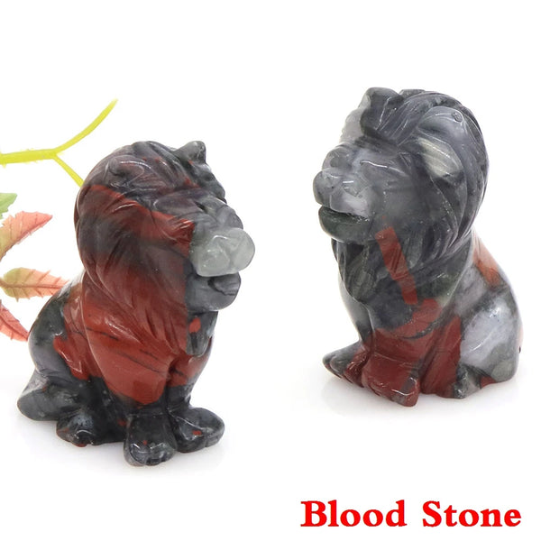 Mixed Crystal Lion Statue-ToShay.org