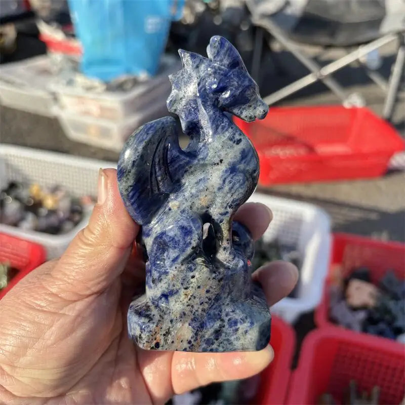 Blue Sodalite Dragon-ToShay.org