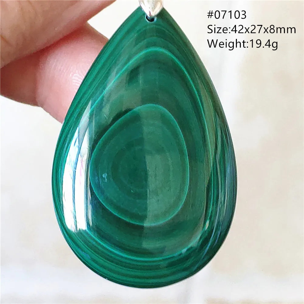 Green Malachite Pendant-ToShay.org