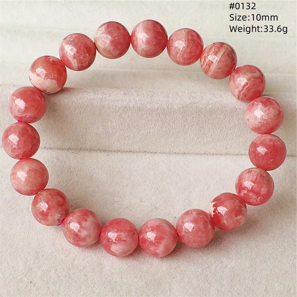 Red Rhodochrosite Bracelet-ToShay.org