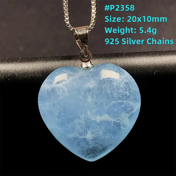 Blue Aquamarine Pendent-ToShay.org