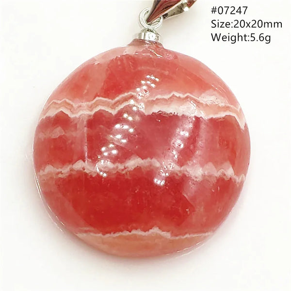 Red Rhodochrosite Pendant-ToShay.org
