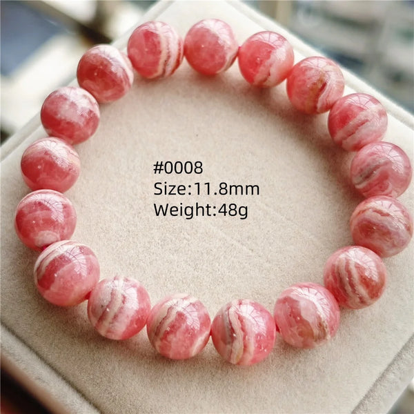 Pink Rhodochrosite Bracelet-ToShay.org