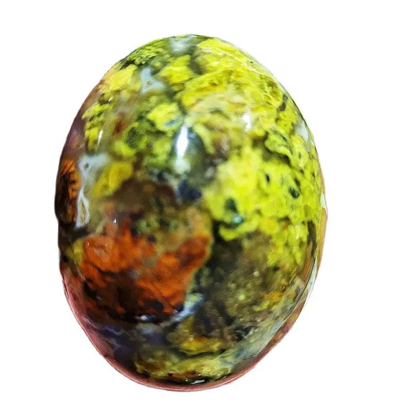 Natural Green Opal Crystal Palm Stone Yoga Exercise Spiritual Meditation Healing Crystals Room Decor Feng Shui Home Decortions-ToShay.org