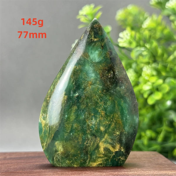 Green Emerald Agate Torch-ToShay.org